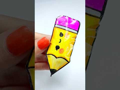 DIY cute pen squishy ✏️ #diy #cute #papersquishy #papercraft #squishy