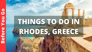 Rhodes Greece Travel Guide: 11 BEST Things To Do In Rhodes (Rhodos)