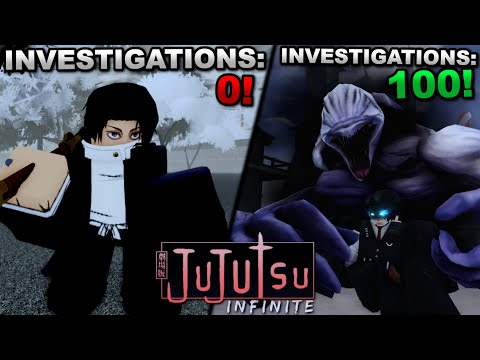 Clearing 100+ Cursed Locations (Investigations) In Roblox Jujutsu Infinite... Here's What Happened!