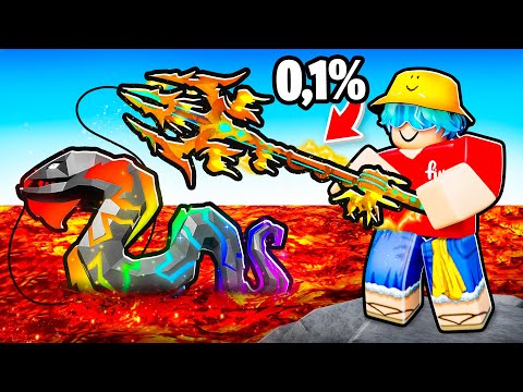 Unlocking the RAREST VOLCANO Fish in Roblox Fisch (Update!)