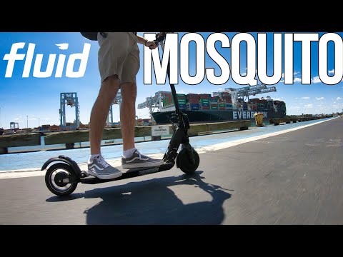 Fluid Mosquito Review - Fast & Portable Electric Scooter!