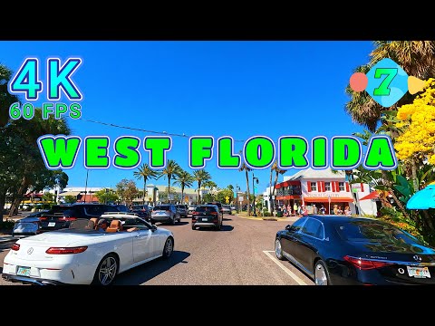 Englewood to Anna Maria Drive Part 7/8, Florida USA 4K-UHD