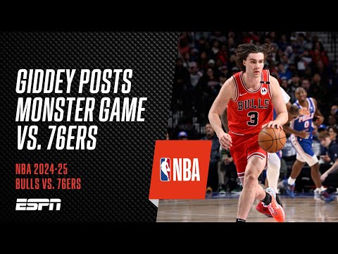 Josh Giddey posts monster stat line against the 76ers | #NBA