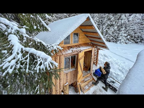 In the forest in a log cabin AWAY FROM PEOPLE - For three days in a WARM TAIGA HOUSE