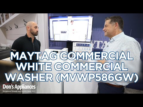 Maytag® Commercial 3.5 Cu. Ft. White Commercial Washer (Model # MVWP586GW)