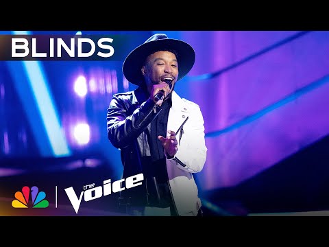 Divighn's Electric Voice Shines on "I Got You (I Feel Good)" | The Voice Blind Auditions | NBC