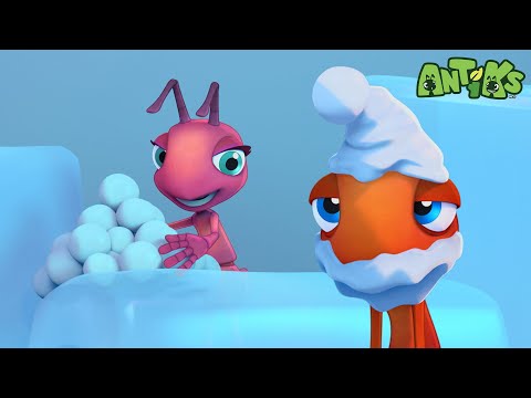 Winter Antics! | Antiks 🐜 | Funny Cartoons for Kids