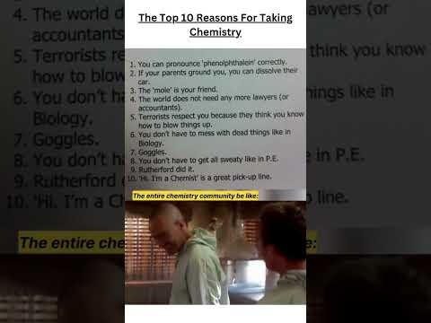 Top 10 Reasons For Taking Chemistry #jeechemistry #jeememes