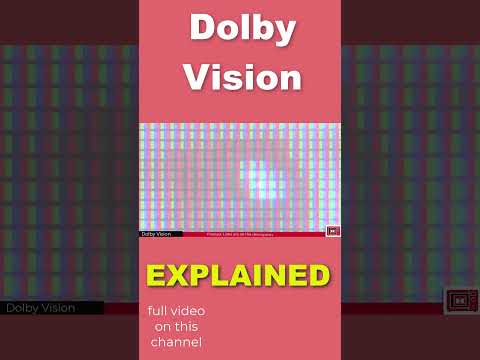 Dolby vision Explained in seconds #shorts