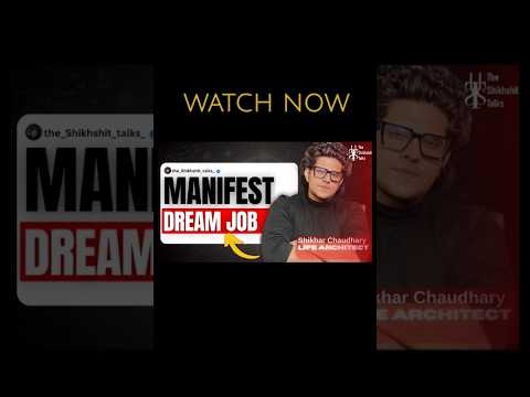 Manifest Your Dream Job| Mindset| Manifestation| Law Of Attraction #viral #job #manifestation