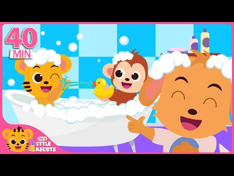 ✨The Bath Song 🛁 + Wash Your Hands + more Little Mascots Nursery Rhymes & Kids Songs