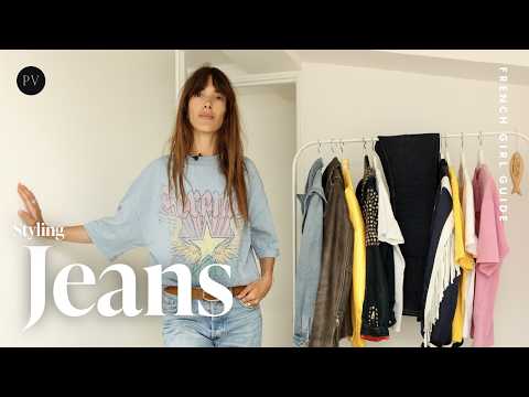 French Girl's Jeans Guide: In The Closet of An Art Director (5 Jeans Looks)