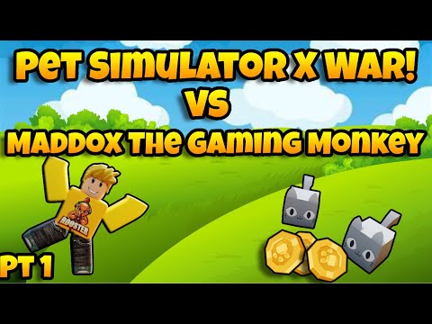 (PET SIMULATOR X WAR!) Pt.1 Trying To Get to Glaicer!