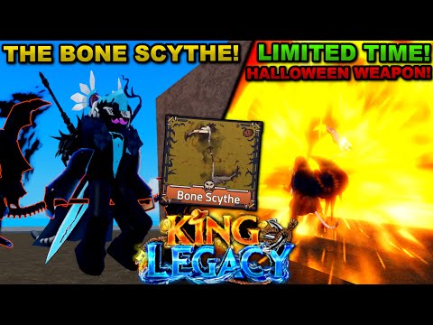 Getting The Bone Scythe (Halloween Weapon) In Roblox King Legacy... Here's What Happened!