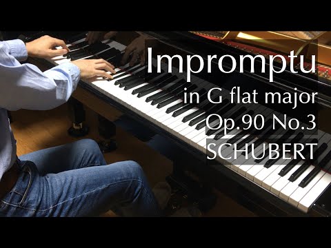 Schubert - Impromptu in G flat major, Op. 90 No. 3 - pianomaedful