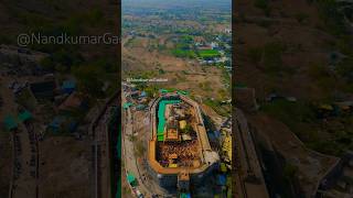 Drone Shoot😱 | Jejuri Khandoba 🔱  | Jejuri Khandoba Temple | Jejuri Gad #youtubeshorts #shorts