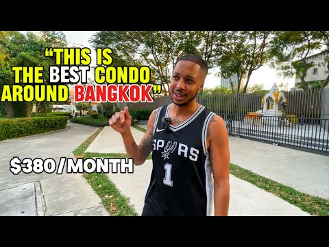 Expat Gives Us a Taste of Life Right Outside Bangkok | His $380/Month Condo Has it All! 🇹🇭