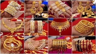 Wedding Special 😍 Matro 1 Gram Theke Necklace/Kanerdul/Angti/Locket/Choker/Bala | Gold Jewellery