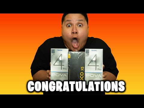 CONGRATULATIONS! POCO X5 5G AND TECNO POVA 4 PRO GIVEAWAY!