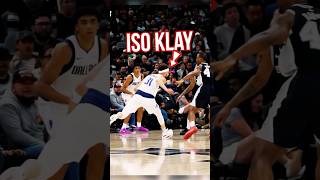 Klay ISO ball 💦 #nba #nbashorts #nbahighlights #klaythompson #splashbrothers #mavs #shorts #mffl