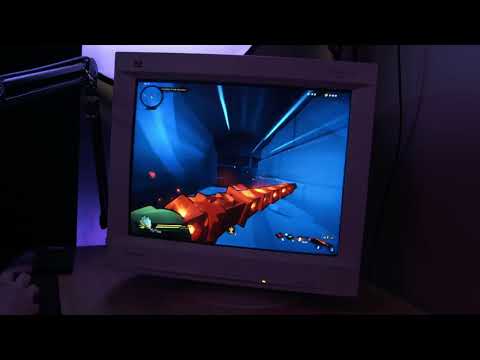 Gunfire Reborn on a ViewSonic P810 CRT Monitor