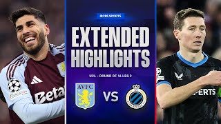 Aston Villa vs. Club Brugge: Extended Highlights | UCL Round of 16 Leg 2 | CBS Sports Golazo