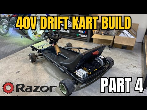 Drift Go Kart Build Part 4 | 40V Razor Ground Force