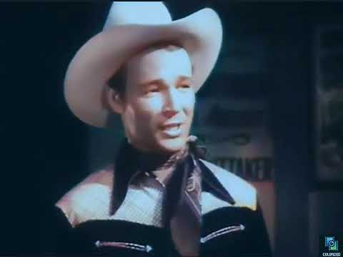 Red River Valley 1941, Colorized, Roy Rogers, Gabby Hayes, Gale Storm, Western full movie, western