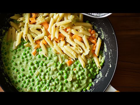 🍝🧀 The most delicious creamy pasta I have ever made! Simple and very tasty! ASMR!