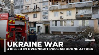 Ukraine war: Three killed in Russian drone attack on Kyiv ahead of ceasefire talks