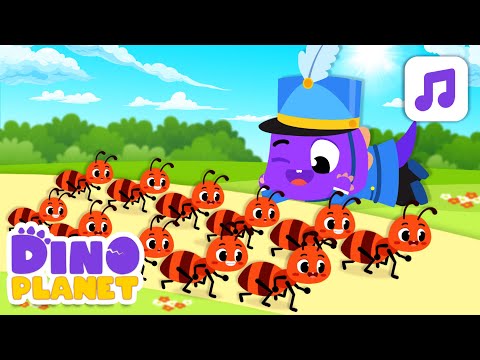 Ants 🐜 go marching + More Cute song | DINO PLANET