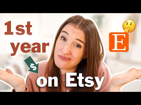 HOW MUCH WILL I MAKE MY FIRST YEAR ON ETSY?💰 (Etsy shop for beginners realistic expectations)