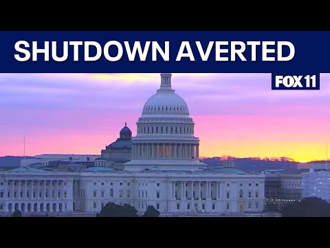 Government shutdown averted; Measure heads to Trump's desk