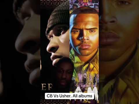 CB vs Usher All Albums #chrisbrown #usher #youtubeshorts #reels #explore #teambreezy