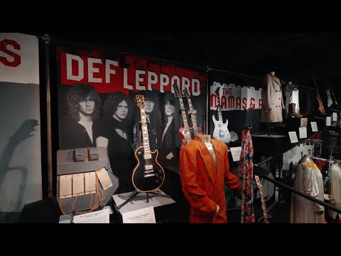 DEF LEPPARD Tour the Rock & Roll Hall Of Fame