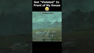 Got "Violated" In Front of My House 😭 #skyrim #skyrimanniversary #elderscrolls #shorts