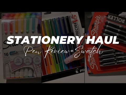 Stationery Haul | Amazon Office Finds + Sharpie Review + Pilot Pen Review