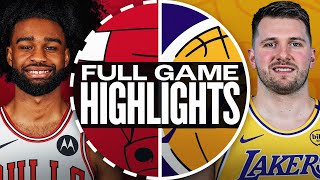 BULLS at LAKERS | FULL GAME HIGHLIGHTS | March 22, 2025