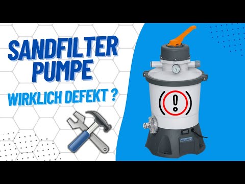 Bestway Sandfilterpumpe läuft nicht mehr nach dem Winter, wirklich defekt ?