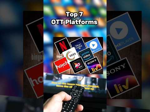 Top 7 OTT Platforms in India by Subscribers - 2024 #shorts #youtubeshorts #viralshorts #ott #top