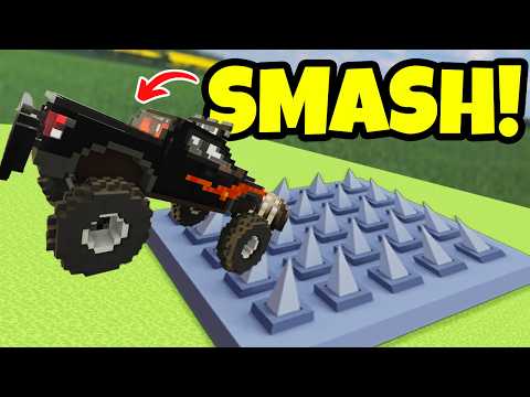 Cars vs REALISTIC SPIKE PIT Destruction! Teardown Gameplay