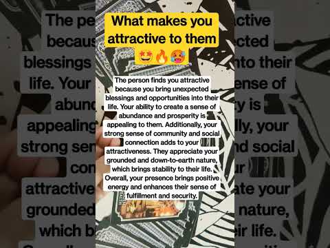 What makes you attractive to them 🥵 #tarot #shortsviral #attractive #love #crush