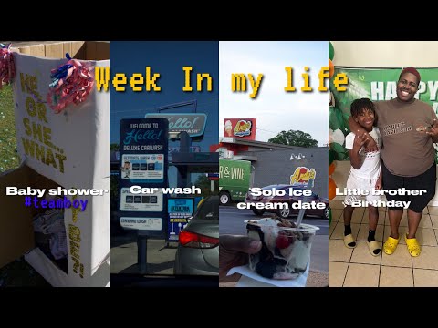 week in my life: gender reveal, car wash, Andy's, mental health, cooking, birthday party & more