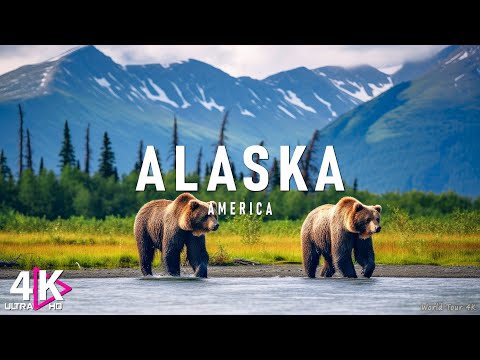 Alaska 4K UHD Aerial Film • Stunning Footage, Scenic Relaxation Film with Calming Music