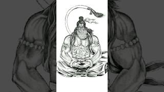 Hanuman Blessings👼🙏❤ #art #youtubeshorts #viral