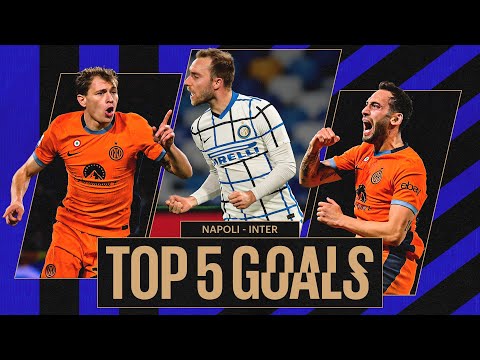 MAGIC FROM THE DISTANCE 🪄 | INTER HISTORY | TOP 5 GOALS vs NAPOLI ⚽