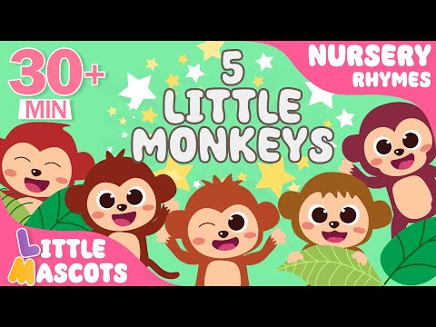 Five Little Monkeys + Five Little Speckled Frogs + more Little Mascots Nursery Rhymes & Kids Songs