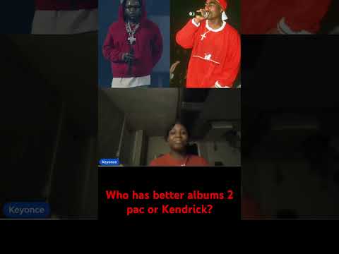 Who has better albums 2Pac or Kendrick? #hiphop #kendricklamar #2pac #youtubeshorts #shorts