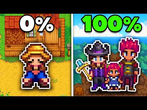 I 100%d Stardew Valley EXPANDED... It Changed My Life