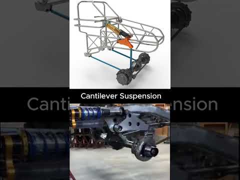 Cantilever Suspension  #automotive  #car #mechanical #mechanic #engineering #suspension #auto